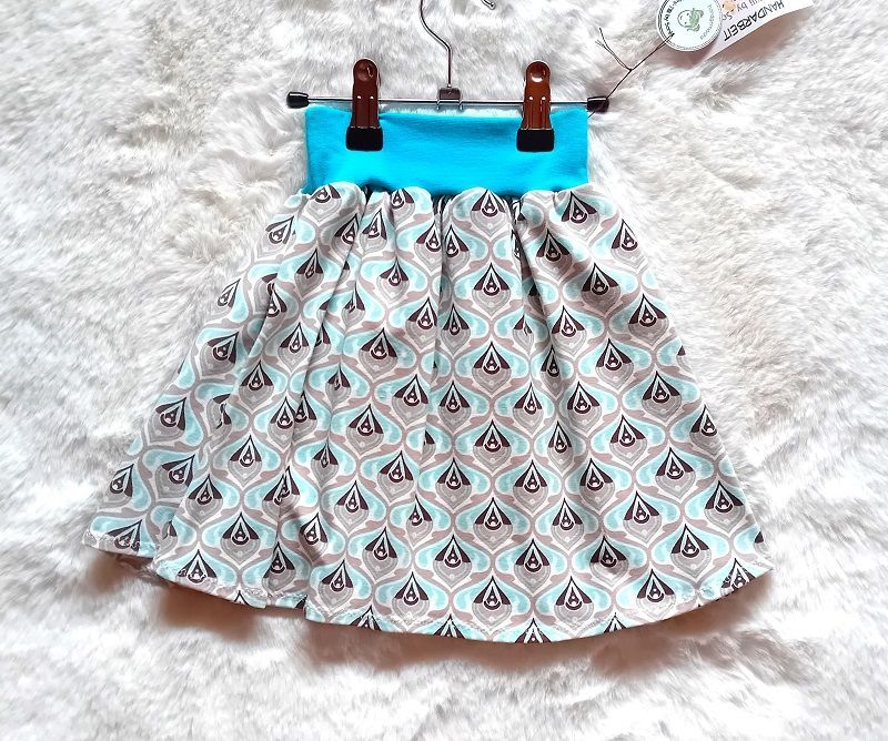 Kinderrock Tellerrock SOMMERWALZER MINT in Gr. 86 bis 116