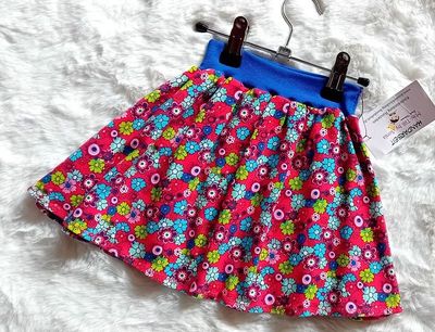 Kinderrock Tellerrock BLUMENTANZ in Gr. 86/92