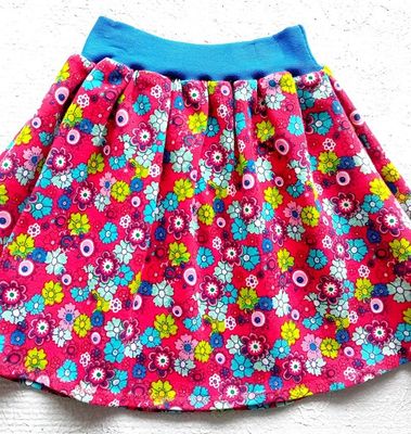 Kinderrock Tellerrock BLUMENTANZ in Gr. 86/92