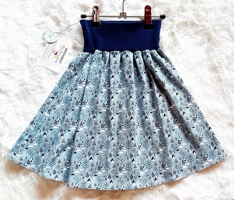 Kinderrock Tellerrock DSCHUNGEL in Gr. 122/128