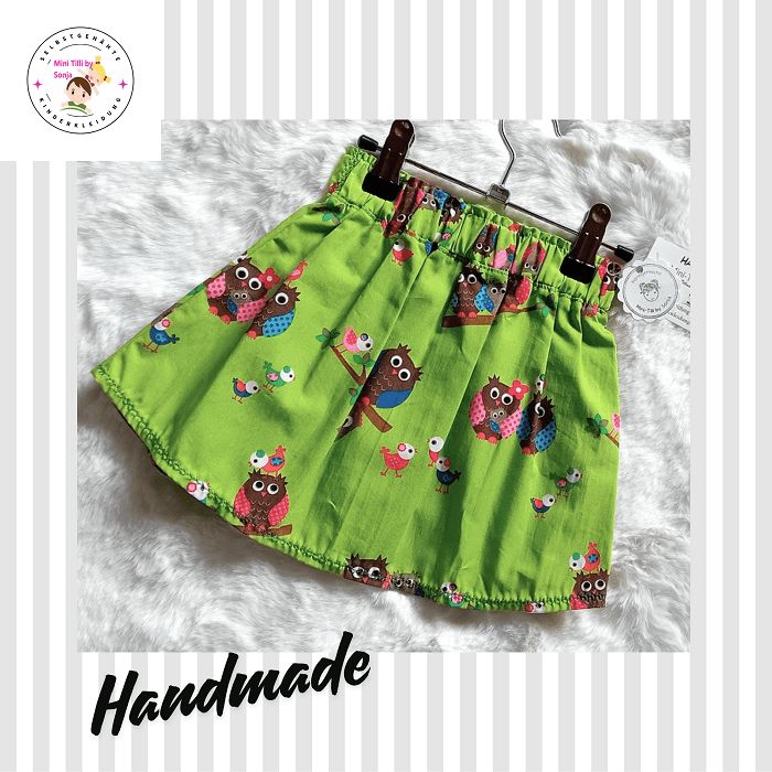 Kinderrock Tellerrock EULENZAUBER in Gr. 86/92