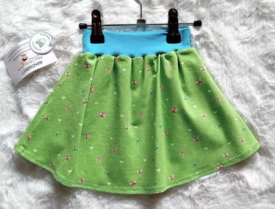 Kinderrock Tellerrock SCHMETTERLINGSWIESE in Gr. 86/92