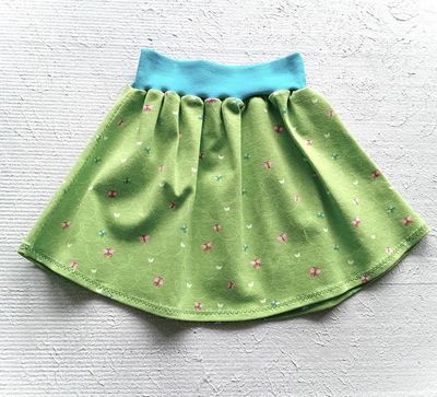 Kinderrock Tellerrock SCHMETTERLINGSWIESE in Gr. 86/92