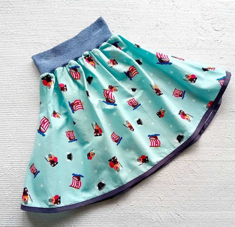 Kinderrock Tellerrock WIKINGER in Gr. 110/116