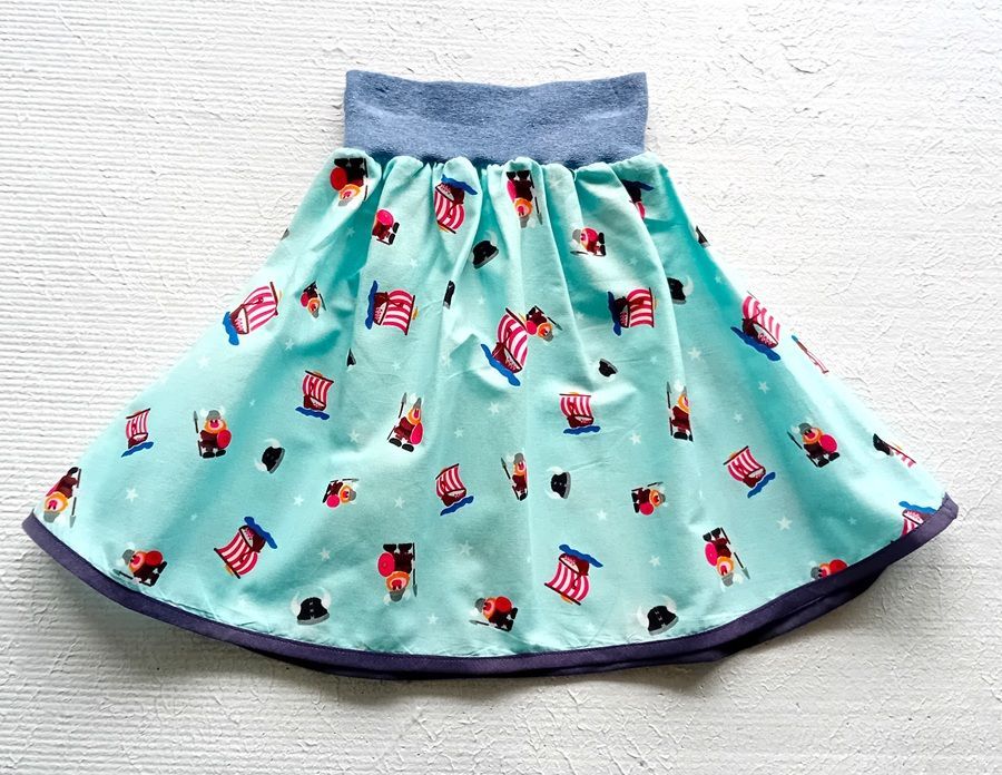 Kinderrock Tellerrock WIKINGER in Gr. 110/116