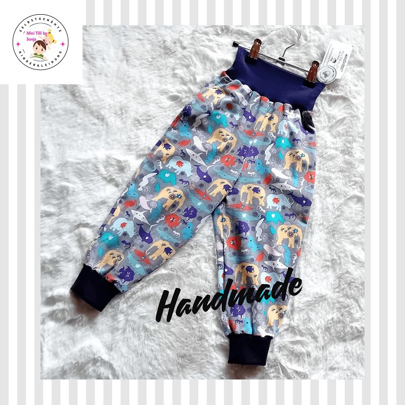 Pumphose Kinder  SAFARI in Gr. 80/86