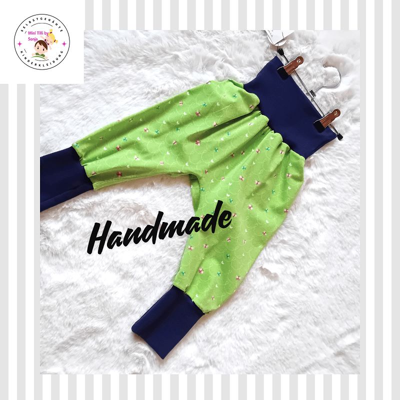 Pumphose Kinder SCHMETTERLINGSWIESE in Gr. 80/86