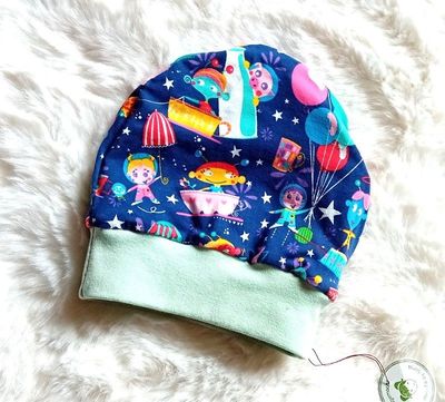 Baby Beanie COSMOPARTY HERZEN 0-6 Monate Baby Beanie COSMOPARTY HERZEN 0-6 Monate