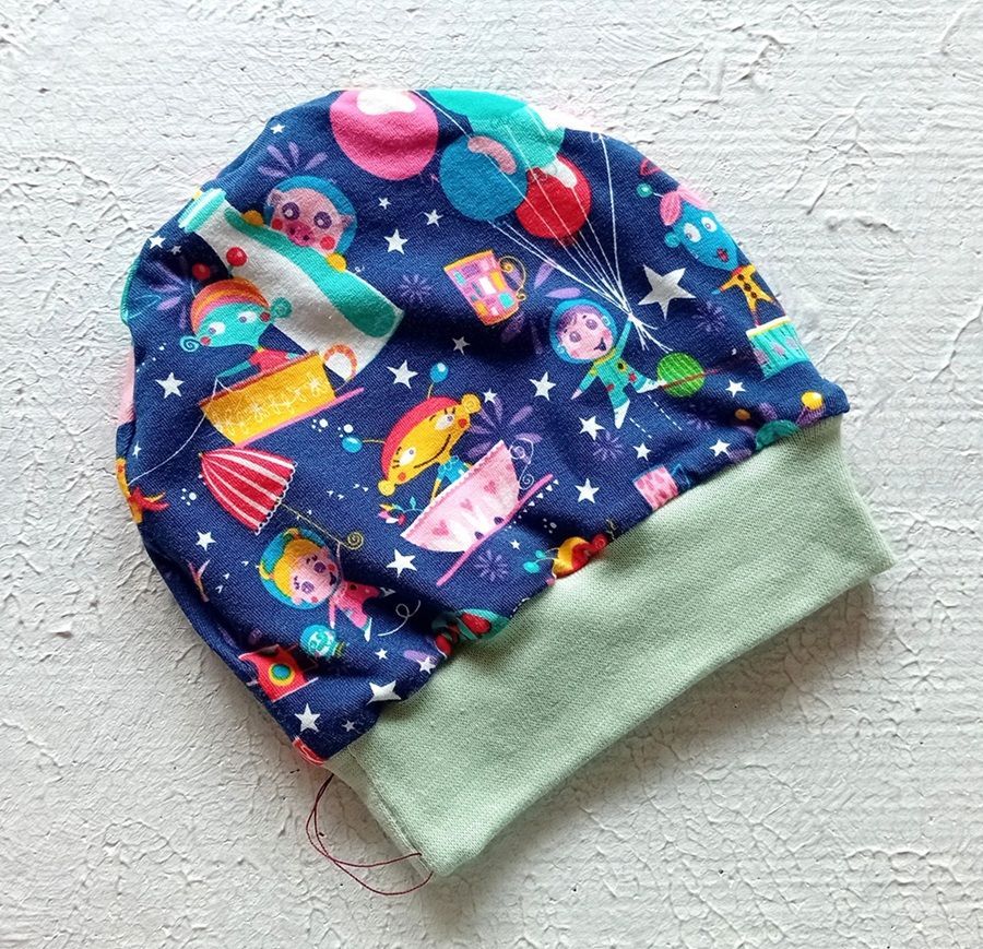 Baby Beanie  COSMOPARTY HERZEN 0-6 Monate