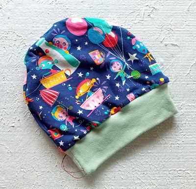 Baby Beanie  COSMOPARTY HERZEN 0-6 Monate