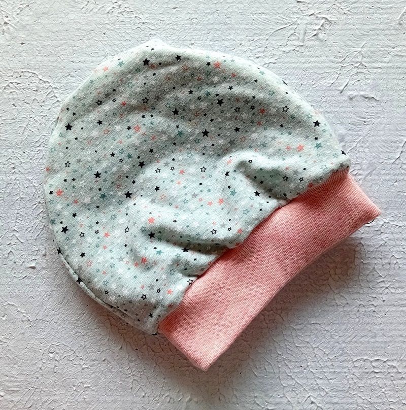 Baby Beanie  ZIRKUS STERNE / 0-6 Monate