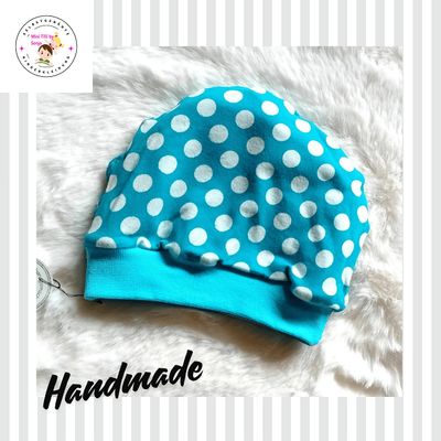 Baby Beanie  ELEFANTEN PUNKTE / 6-9 Monate