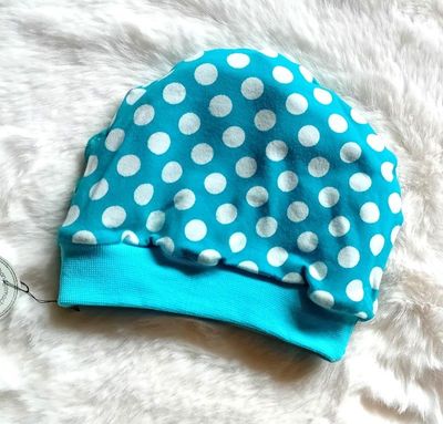 Baby Beanie ELEFANTEN PUNKTE / 6-9 Monate Baby Beanie ELEFANTEN PUNKTE / 6-9 Monate