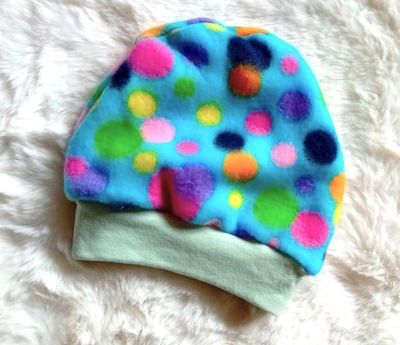 Baby Beanie PUNKTE RAUTEN / 6-9 Monate Baby Beanie PUNKTE RAUTEN / 6-9 Monate