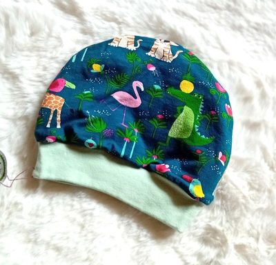 Baby Beanie DSCHUNGEL MONSTER / 6-9 Monate Baby Beanie DSCHUNGEL MONSTER / 6-9 Monate
