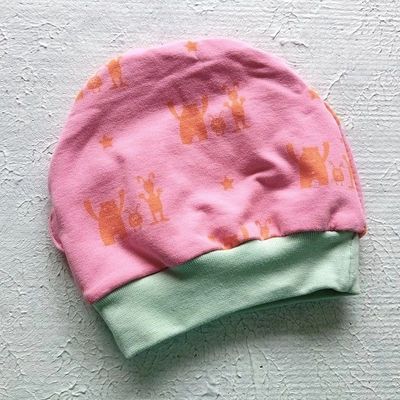 Baby Beanie DSCHUNGEL MONSTER / 6-9 Monate