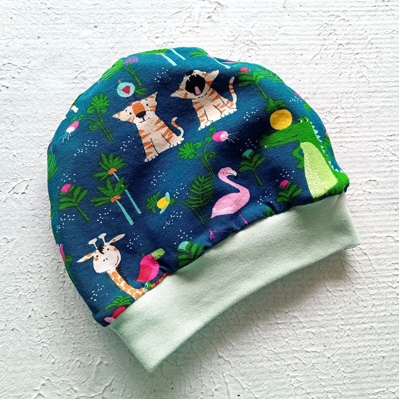 Baby Beanie DSCHUNGEL MONSTER / 6-9 Monate
