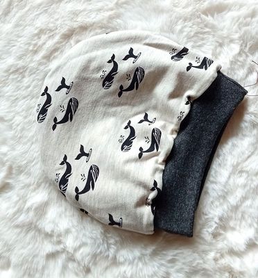 Kinder Beanie WALE MONSTER / ab 18 Monaten