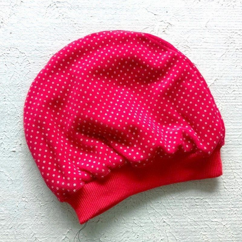 Kinder Beanie RINGELREIHEN PUNKTE  / ab 18 Monaten