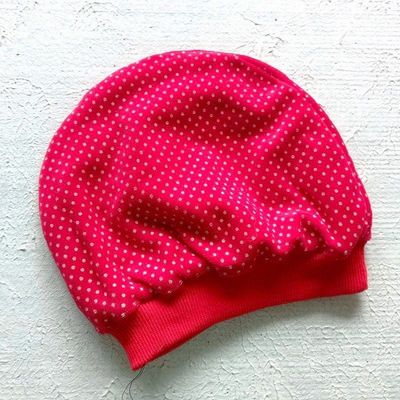 Kinder Beanie RINGELREIHEN PUNKTE  / ab 18 Monaten