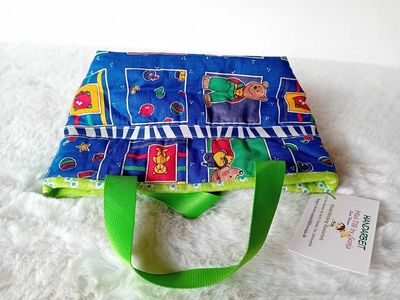 Kindertasche handmade | Schulfreunde blau Kindertasche handmade | Schulfreunde blau