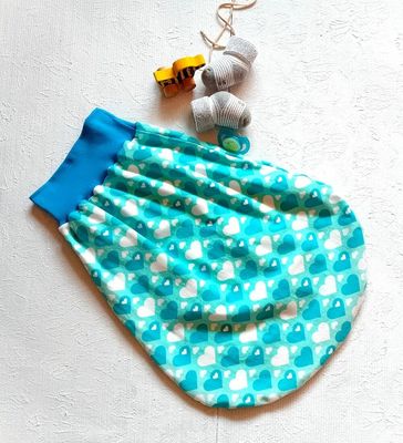 Baby Strampelsack HERZENSTIERE | 0-5 Monate