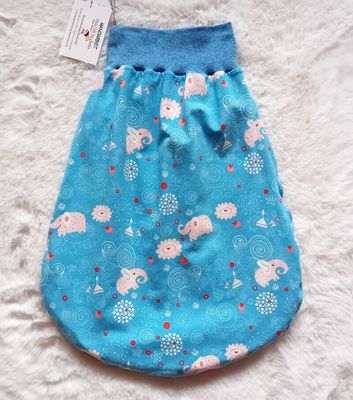 Baby Strampelsack ELEFANTEN | 0-5 Monate