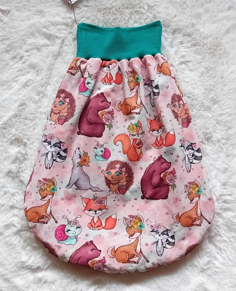 Baby Strampelsack FREUNDE IM HERBSTWALD | 0-5 Monate