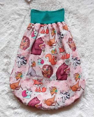 Baby Strampelsack FREUNDE IM HERBSTWALD | 0-5 Monate