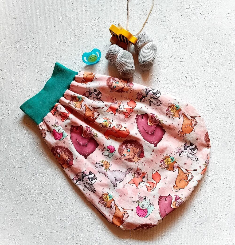 Baby Strampelsack FREUNDE IM HERBSTWALD | 0-5 Monate