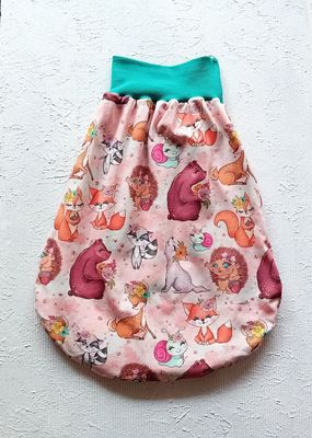 Baby Strampelsack FREUNDE IM HERBSTWALD | 0-5 Monate