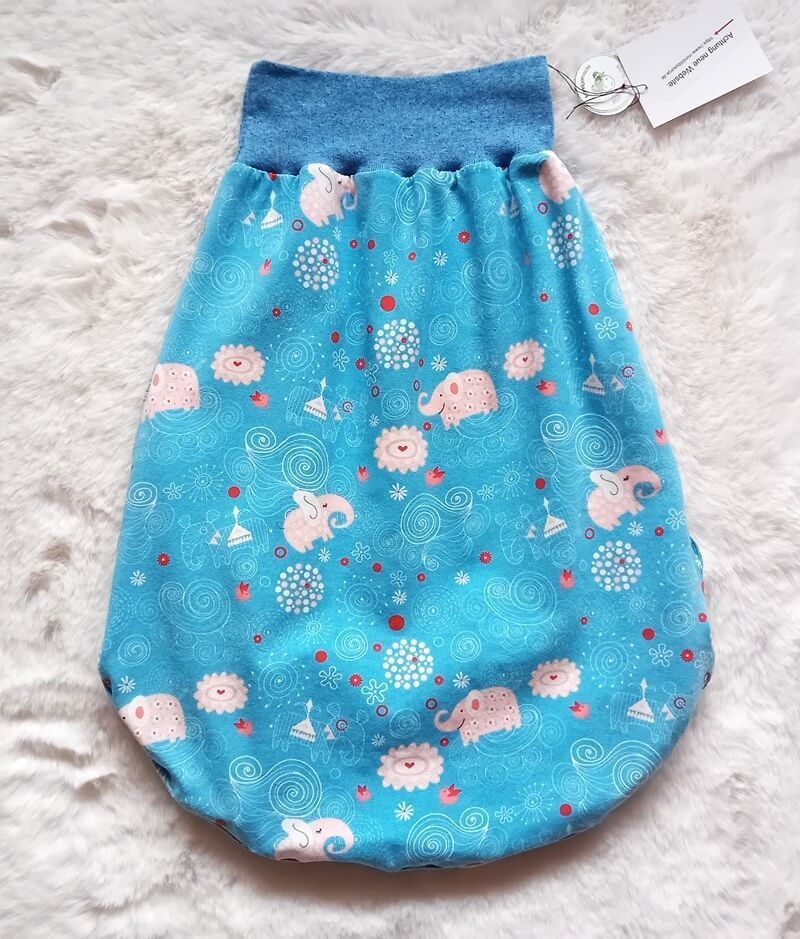 Baby Strampelsack ELEFANTEN & SPIELTIERE | 0-5 Monate