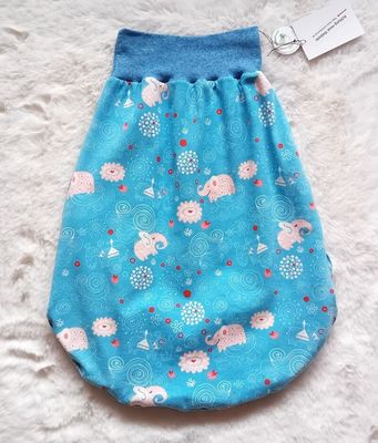 Baby Strampelsack ELEFANTEN & SPIELTIERE | 0-5 Monate