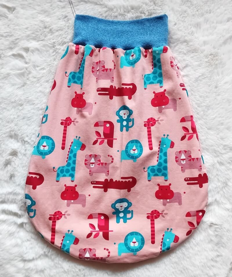 Baby Strampelsack ELEFANTEN & SPIELTIERE | 0-5 Monate