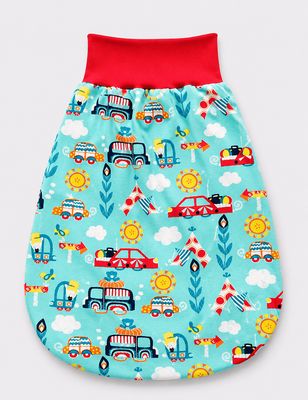 Baby Strampelsack SOMMERAUSFLUG | 0-5 Monate Baby Strampelsack SOMMERAUSFLUG | 0-5 Monate