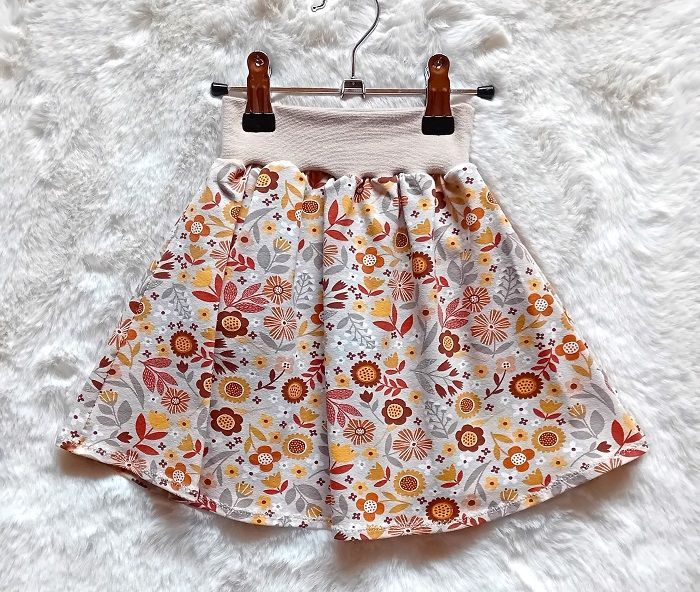 Kinderrock Tellerrock BLUMENZAUBER in Gr. 98/104