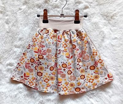 Kinderrock Tellerrock BLUMENZAUBER in Gr. 98/104