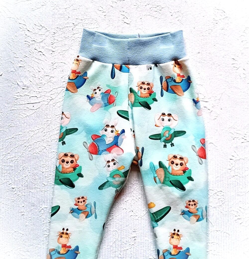 Baby Leggings FLUGZEUGE in Gr. 74