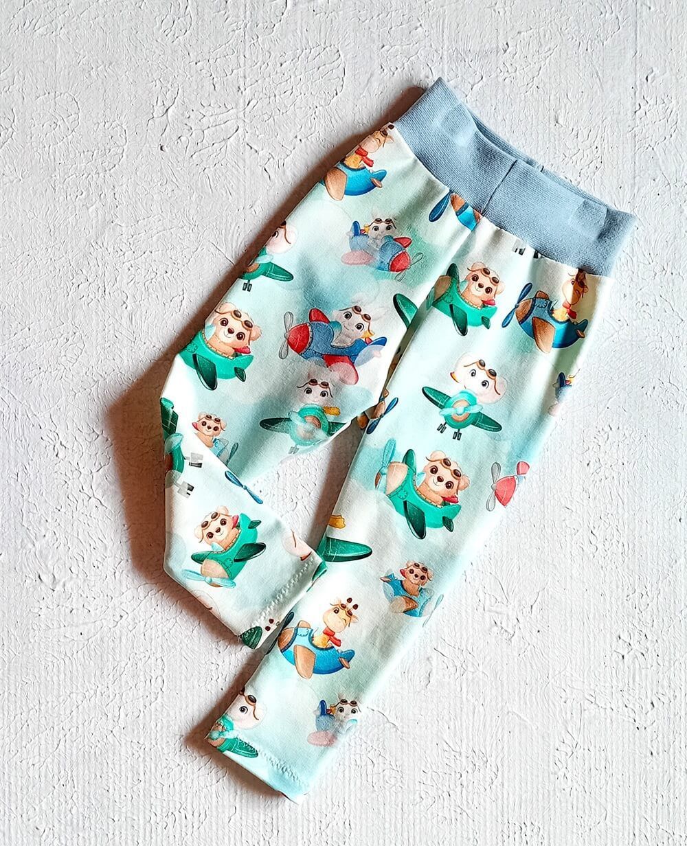 Baby Leggings FLUGZEUGE in Gr. 74 Baby Leggings FLUGZEUGE in Gr. 74
