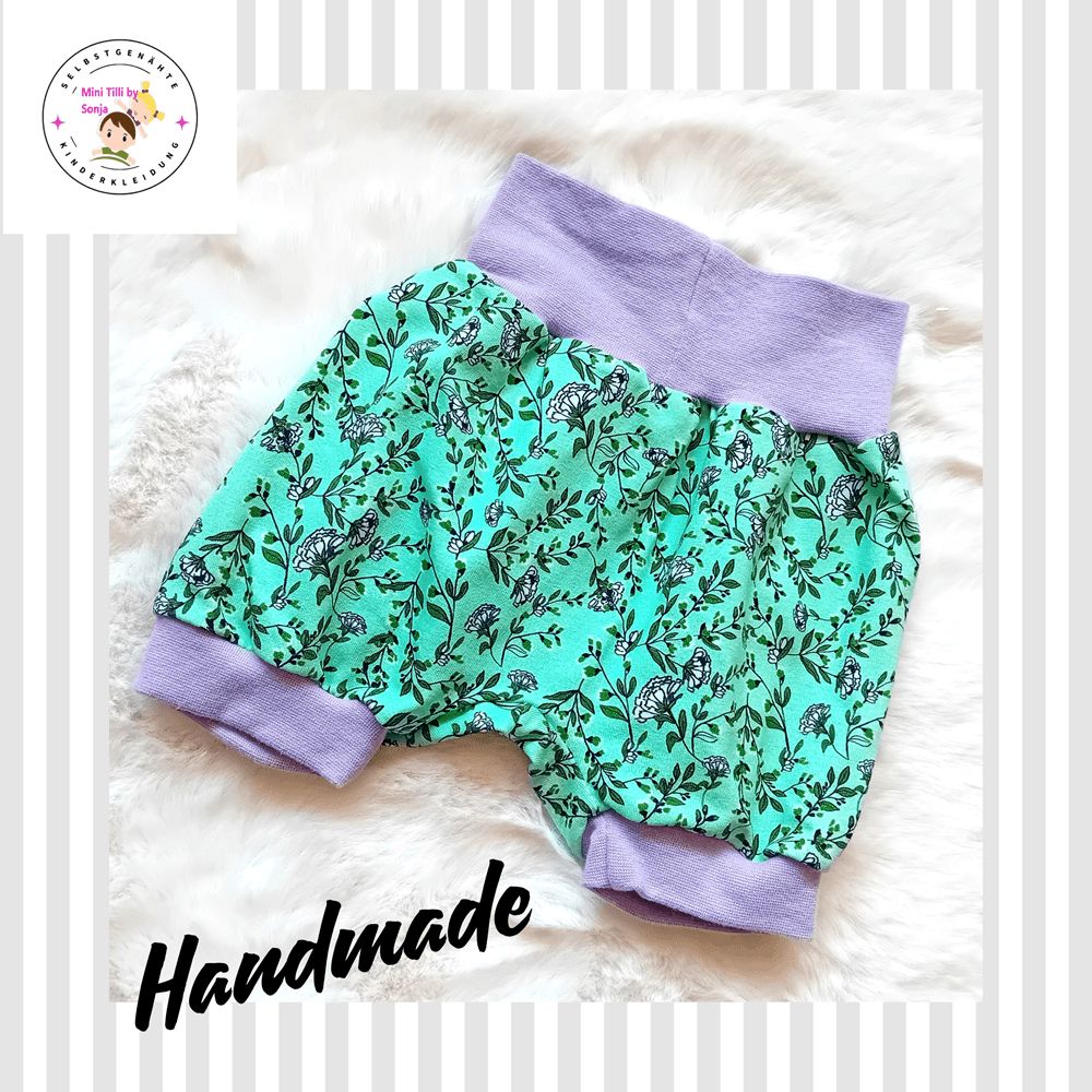 Babyshorts NELKEN in Gr. 56 bis 74
