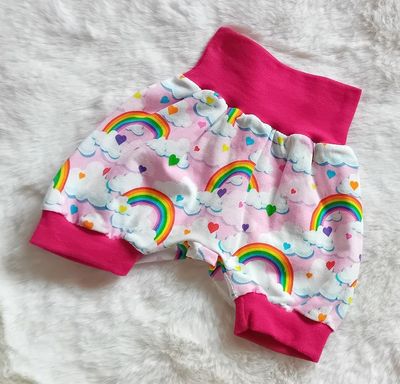 Babyshorts REGENBOGEN in Gr. 56/62