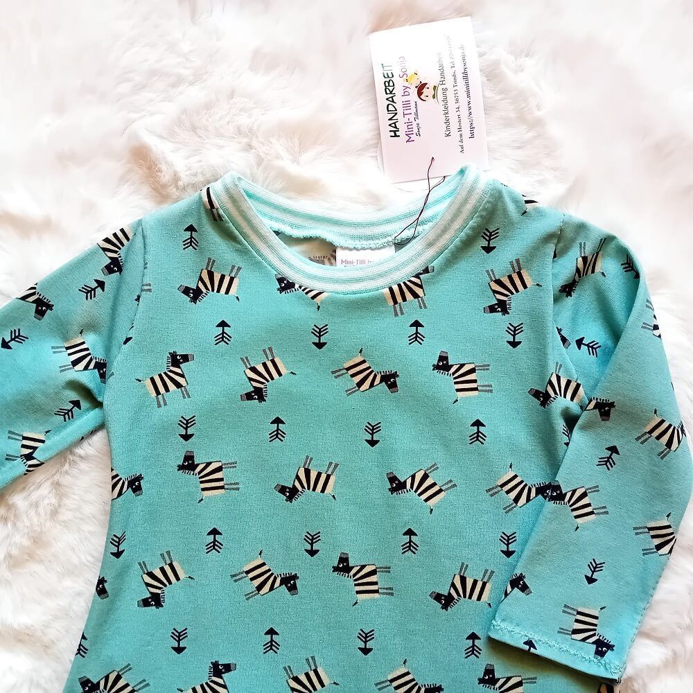 Baby Pullover ZEBRAS in Gr. 74