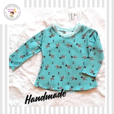 Baby Pullover ZEBRAS in Gr. 74