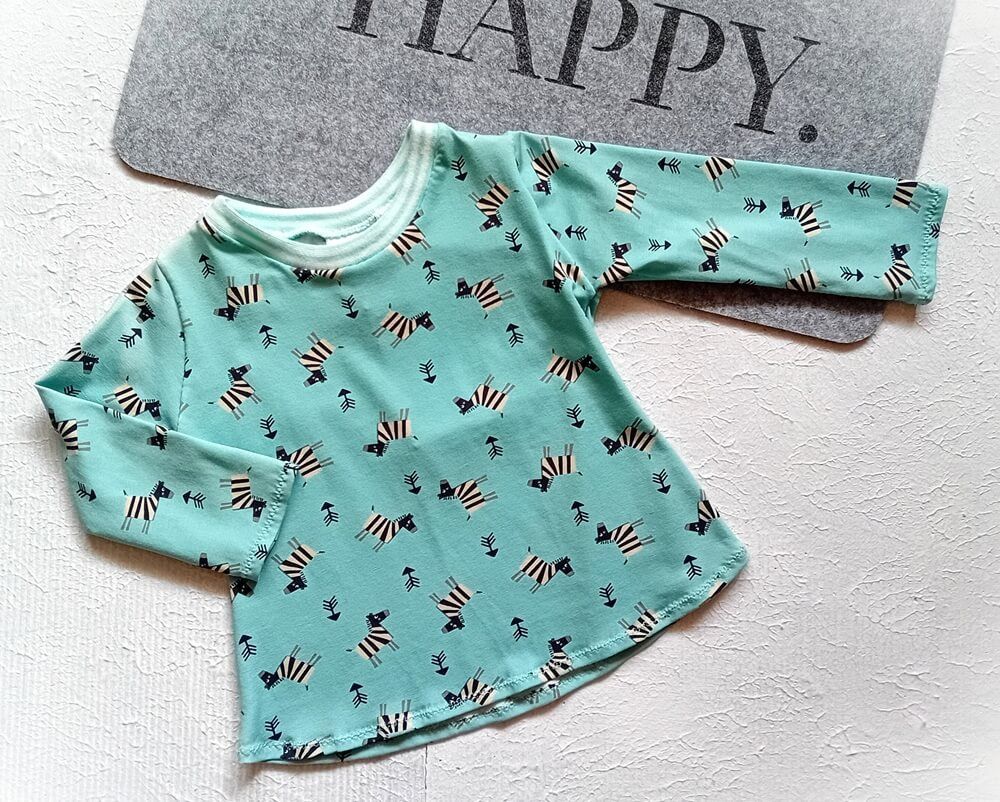 Baby Pullover ZEBRAS in Gr. 74