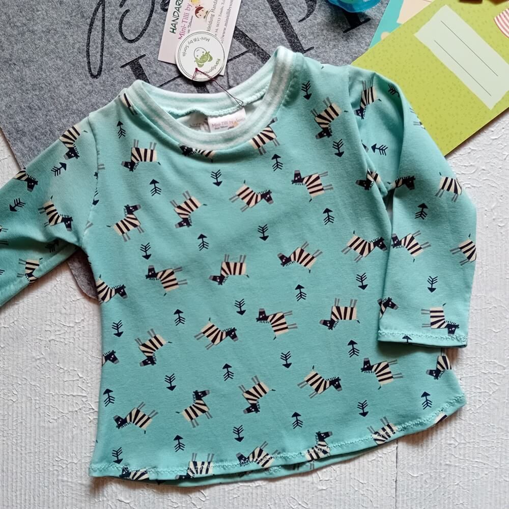 Baby Pullover ZEBRAS in Gr. 74 Baby Pullover ZEBRAS in Gr. 74