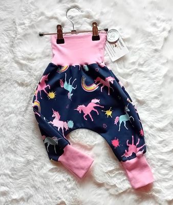 Baby Pumphose EINHORN in Gr. 68/74