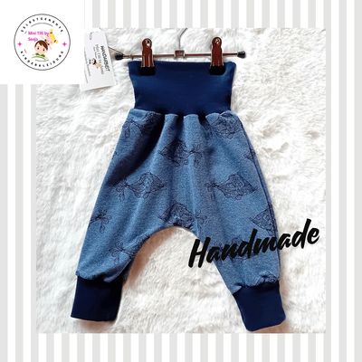 Baby Pumphose FISCHE in Gr. 62/68