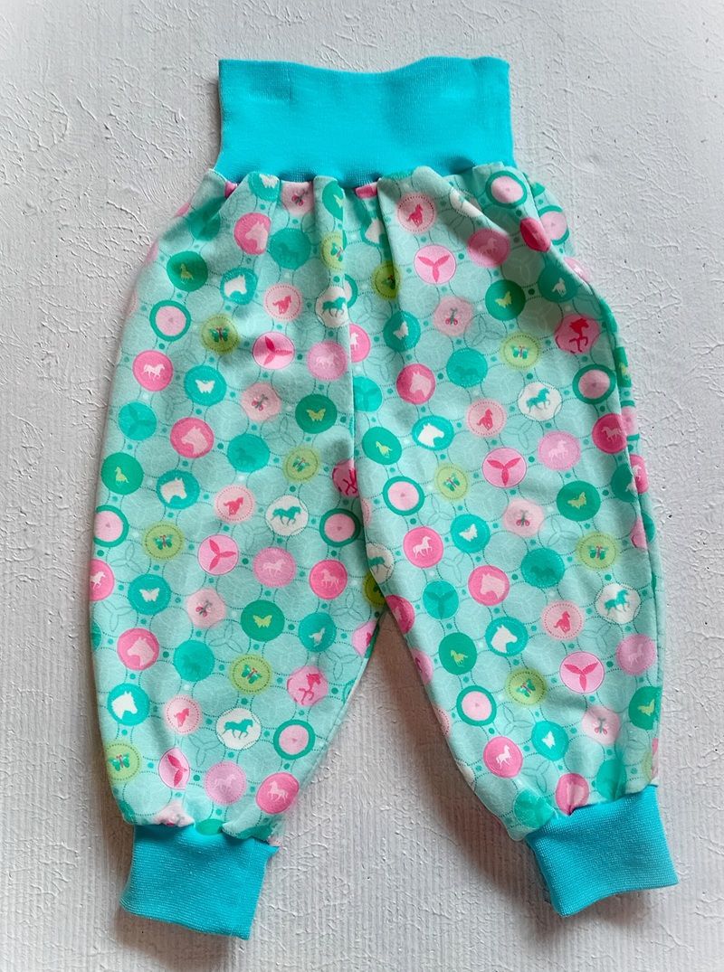 Baby Pumphose PFERDE in Gr. 68/74