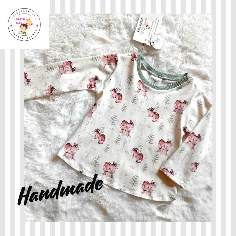 Baby Pullover  EICHHORNLIEBE in Gr. 74