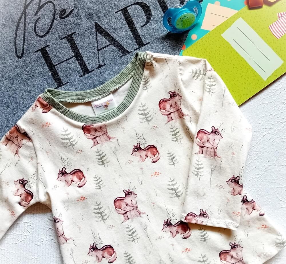 Baby Pullover EICHHORNLIEBE in Gr. 74